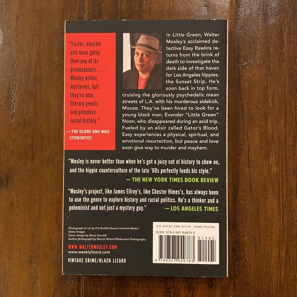 Little Green by National Bestseller Walter Mosley - Novel - Picture 2 of 4